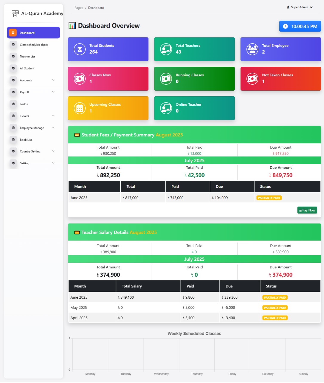 department of lms system